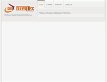Tablet Screenshot of dzertex.com